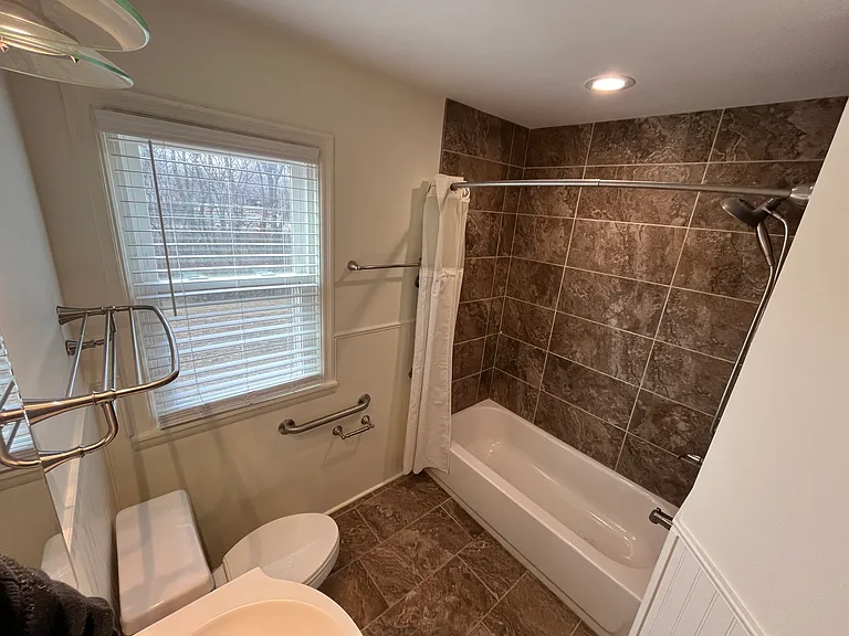 View from bathroom entry
