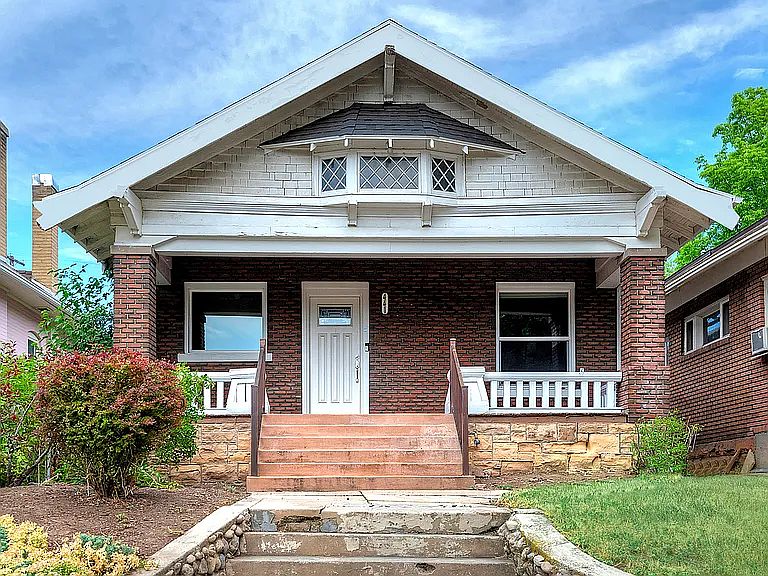 Front of house and covered front porch