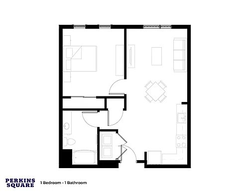 Floor plan 1 Bedroom