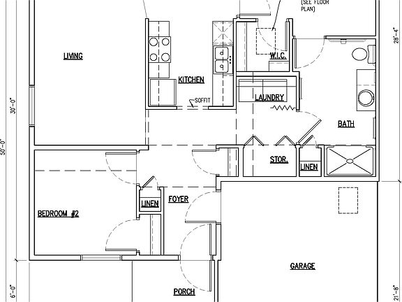 2 Bdrm Floor Plan