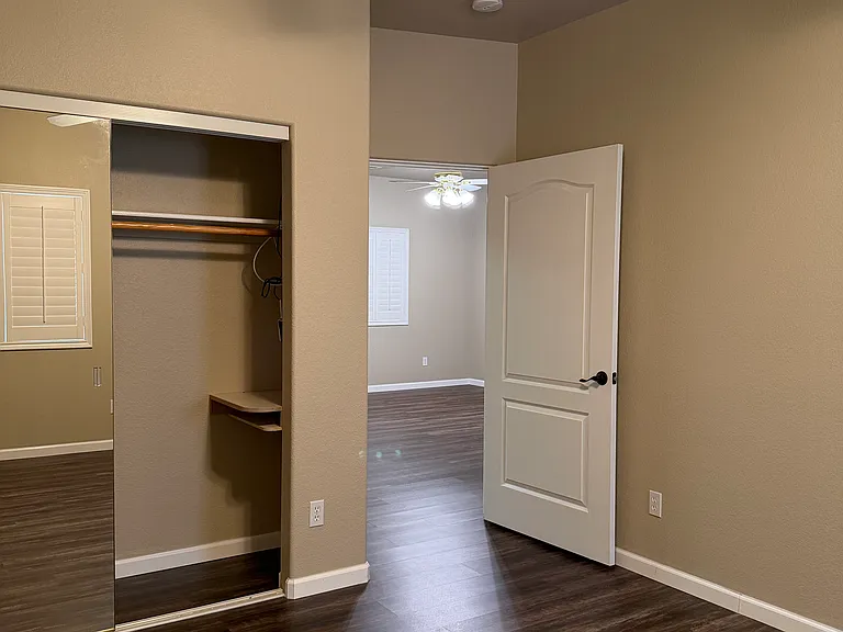 Bonus, private bedroom off primary suite with door to backyard