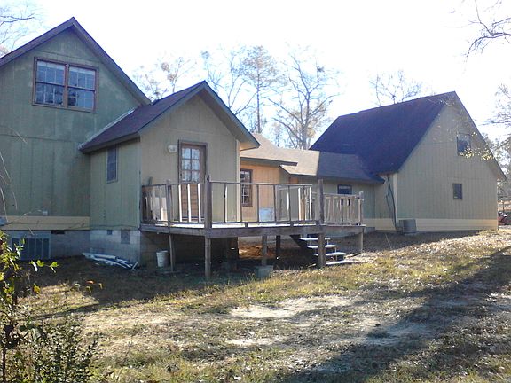 Rear view of home