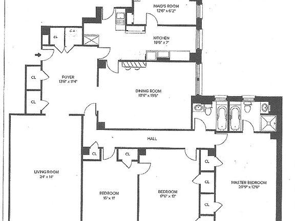 2nd image of 124 W 79th St APT 12B