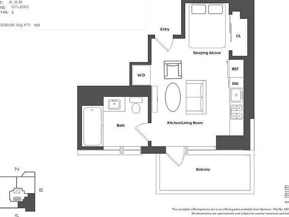 2nd image of 190 S 1st St APT 8B