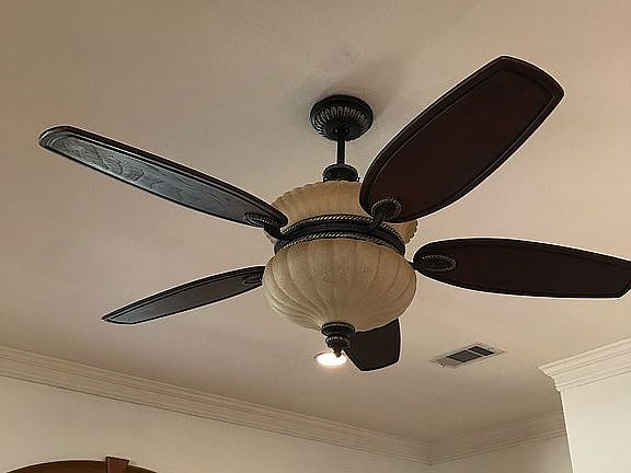 Ceiling Fan in Den