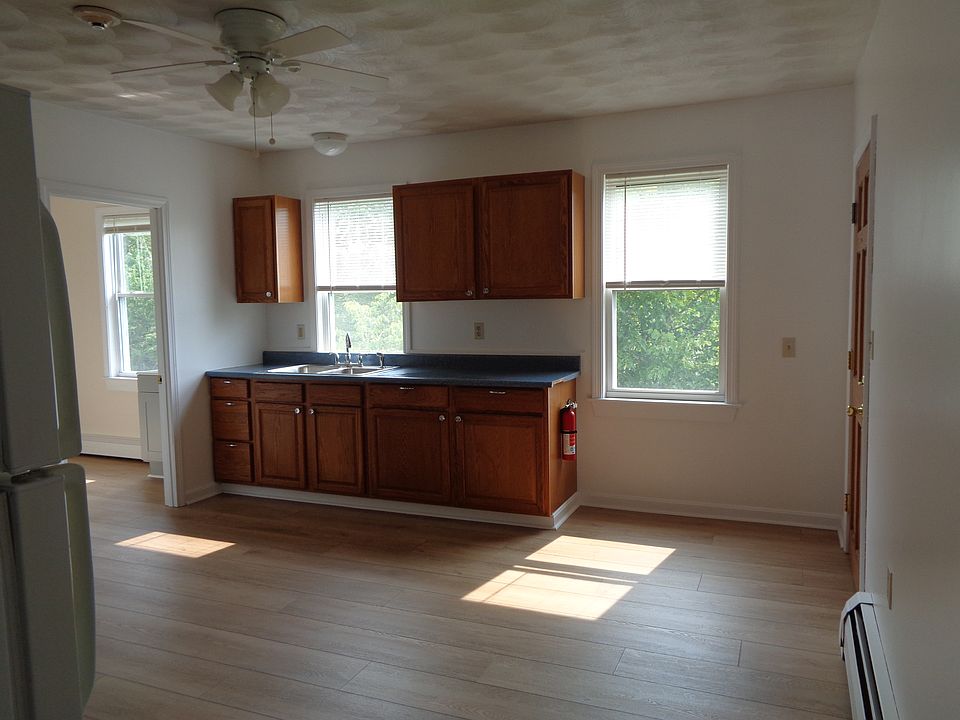 Sunny Eat-in-Kitchen! Plenty of cabinets on two walls for your needs. NEW Flooring, NEW Paint, NEW Light fixture over the stove. Young appliances in excellent condition. NO WASHING MACHINES ALLOWED. Tenants are required to keep a clean and organized unit.