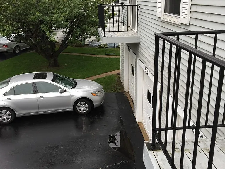 Balconies & garage (on end) from master
