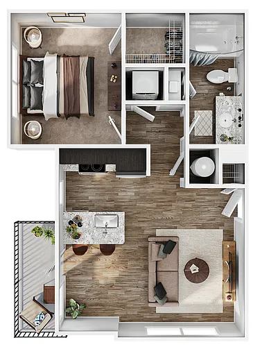 Floor plan Angora Furnished