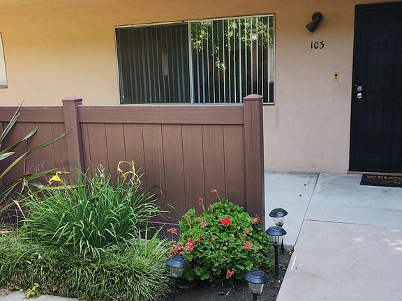 Front of Unit with Patio Area