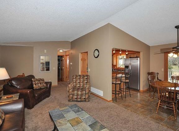 Open floor plan on main level. Main level half bath perfect for guests. One of three remodeled and new!