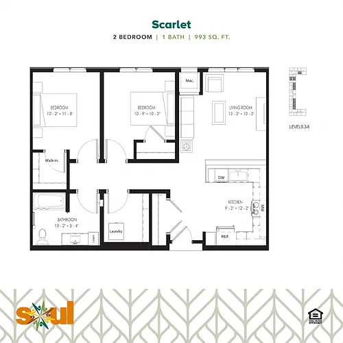 Floor plan Scarlet