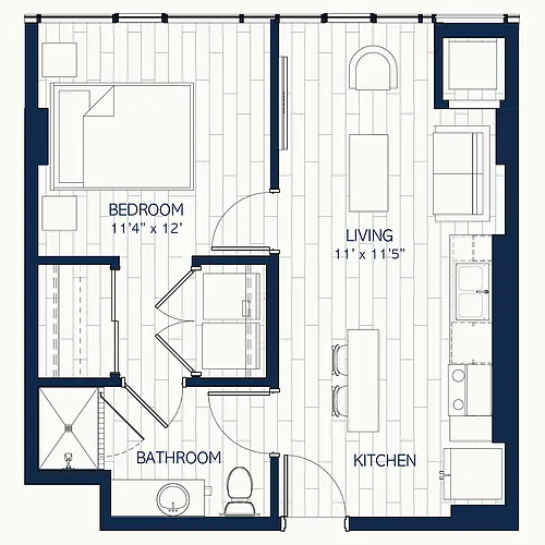 Floor plan 1CH12