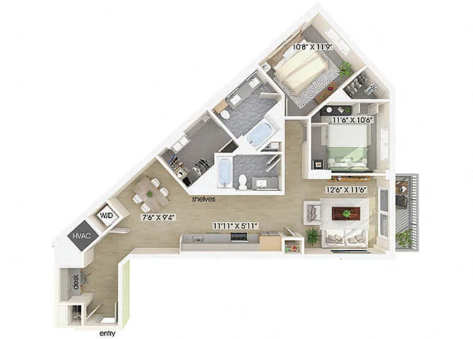 Floor plan B6