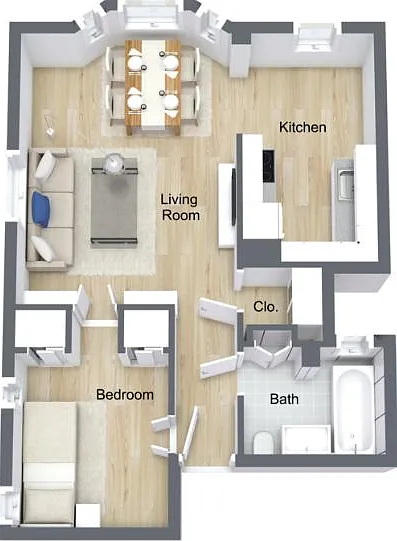 Nob Hill Place - One Bedroom for Rent