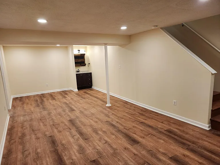 Sink in basement