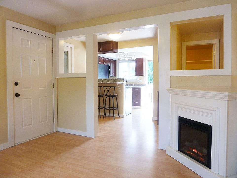 Electric Fireplace, Open Layout