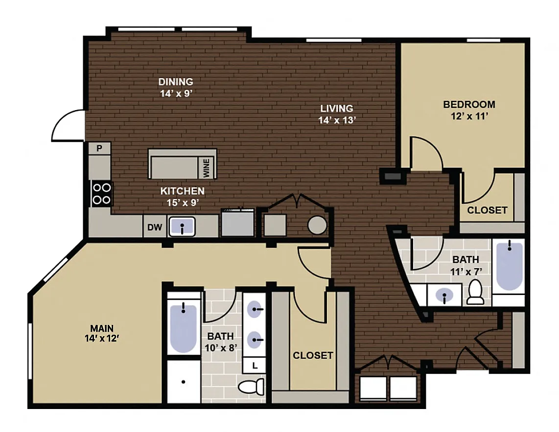 Floor plan Euclid