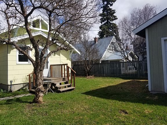Fenced back yard