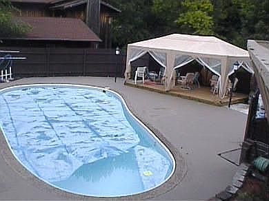 Pool from upper level