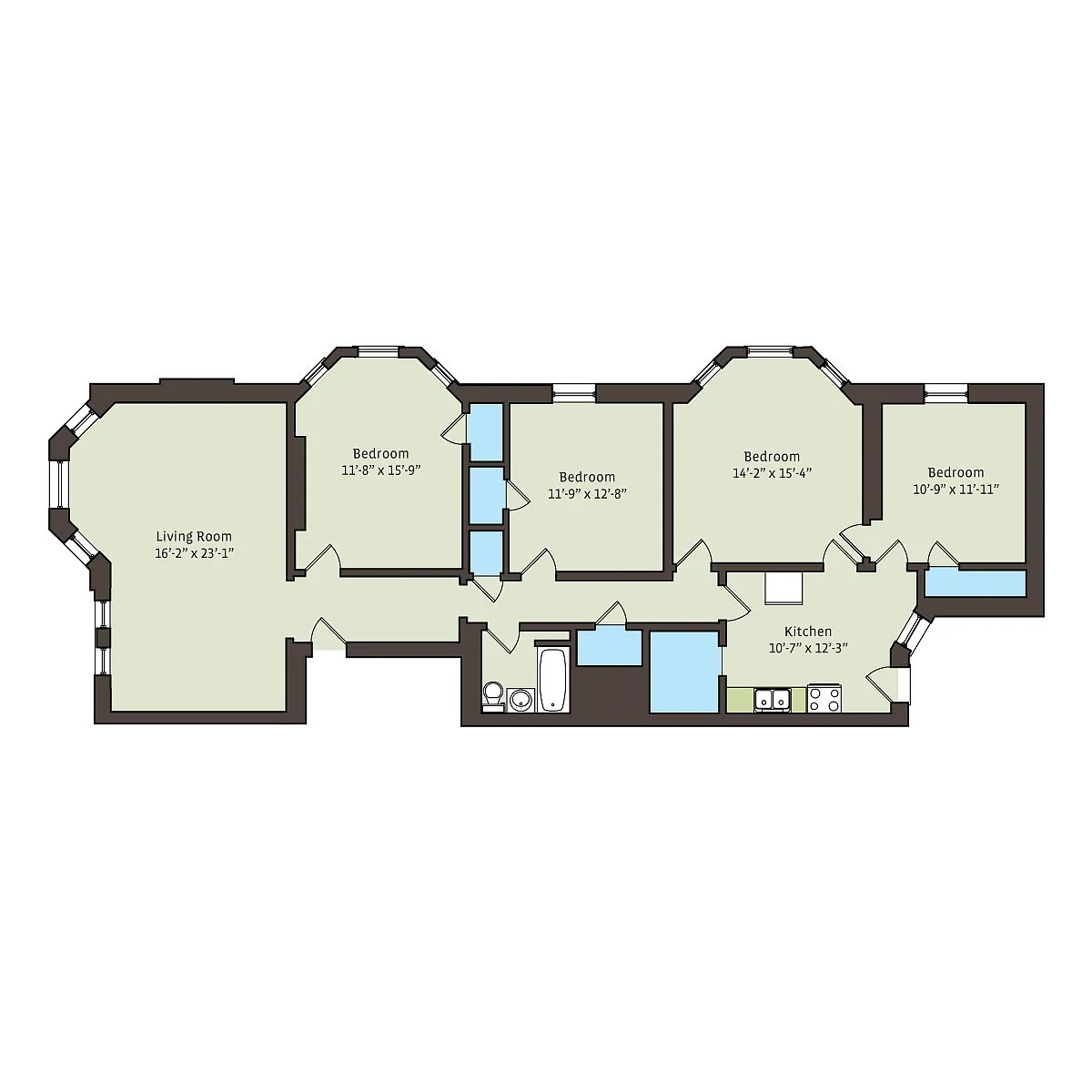Floor plan 5401-4bD