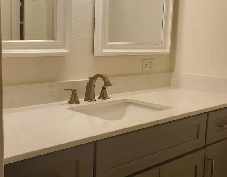 Master bedroom vanity