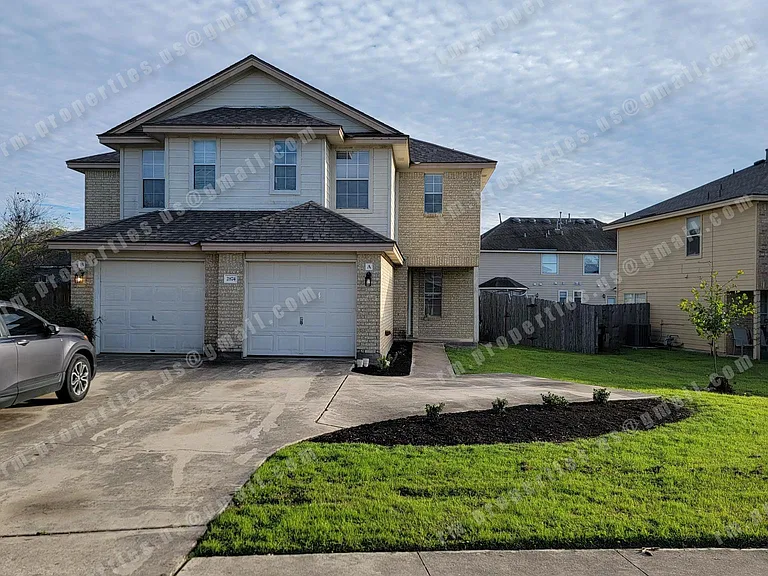 Large driveway