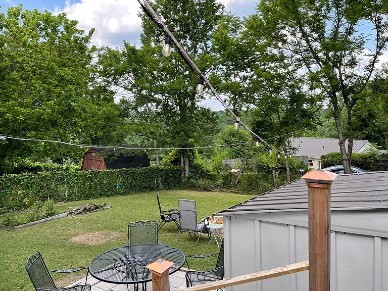 Back yard on alley