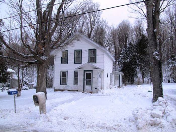 Front view of the home