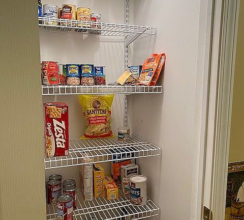 Pantry closet, too.