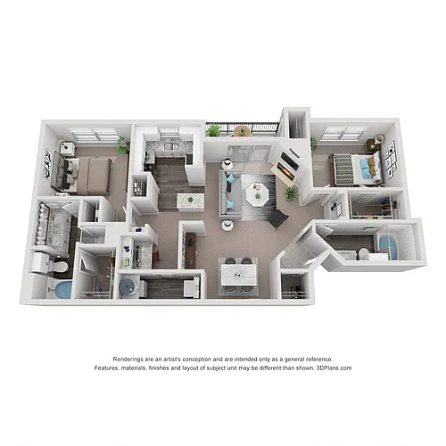 Floor plan B3