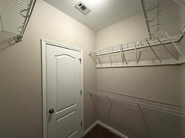 Primary walk-in closet