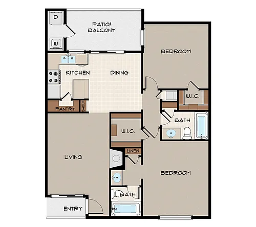Floor plan The Guadalupe