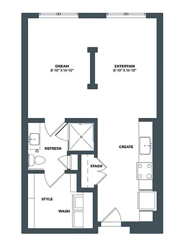 Floor plan 1C