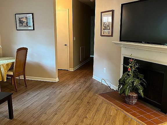 Living Room and Fireplace