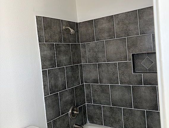 Beautiful tile primary bath