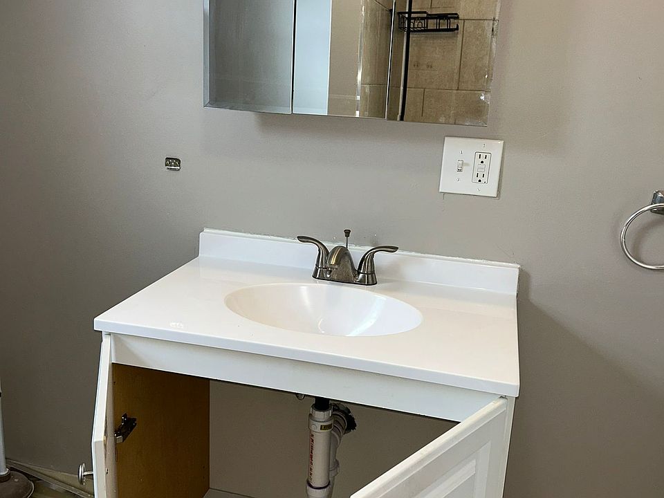 bathroom sink with new vanity