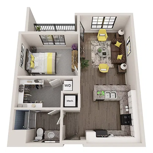 Floor plan The Michigan