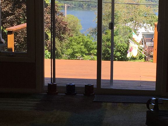Sliding doors to front deck