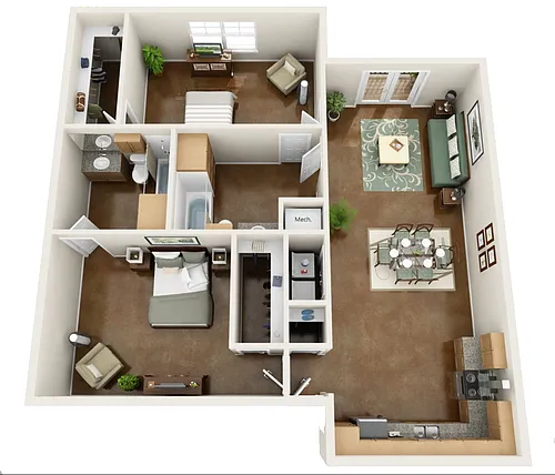 Floor plan Marina
