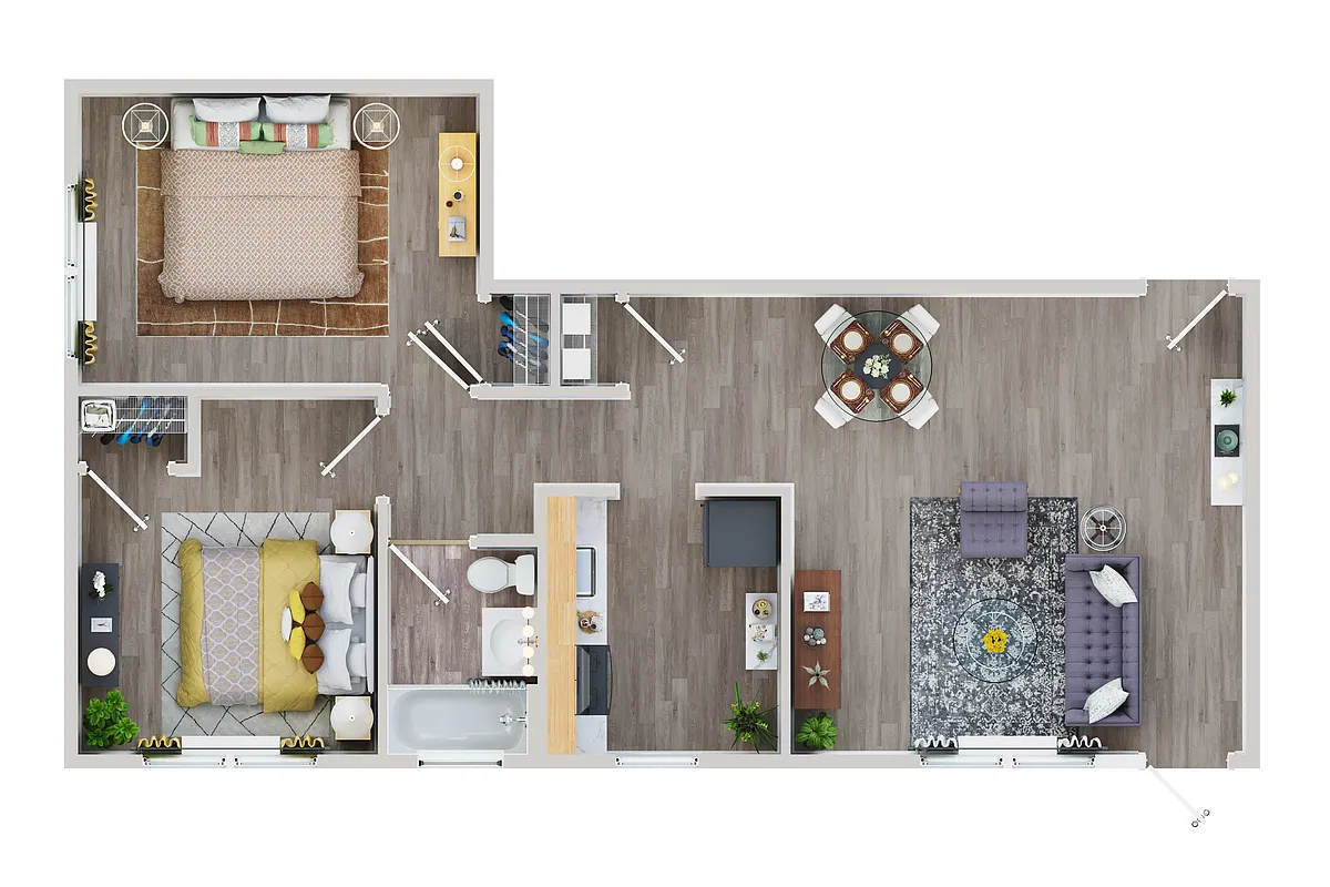Floor plan B1A