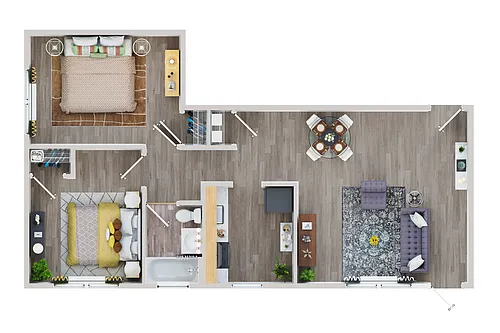 Floor plan B1A