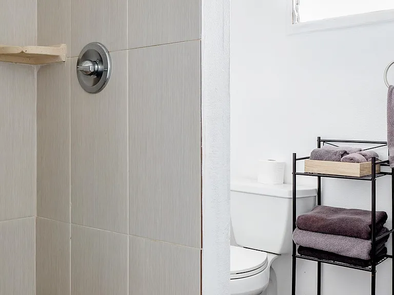 Get ready in our newly renovated bathrooms.