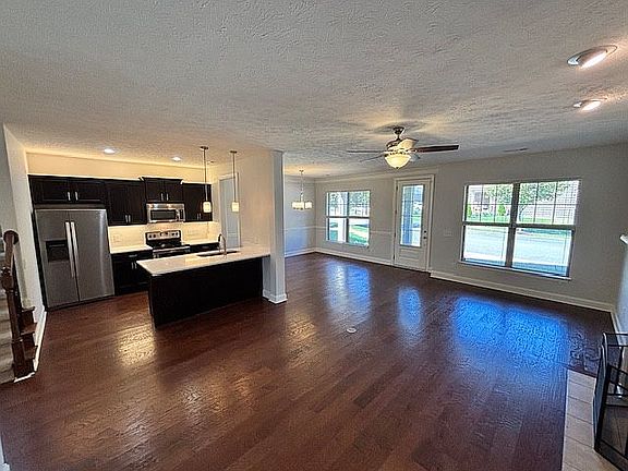 Open Living, Kitchen, Dining
