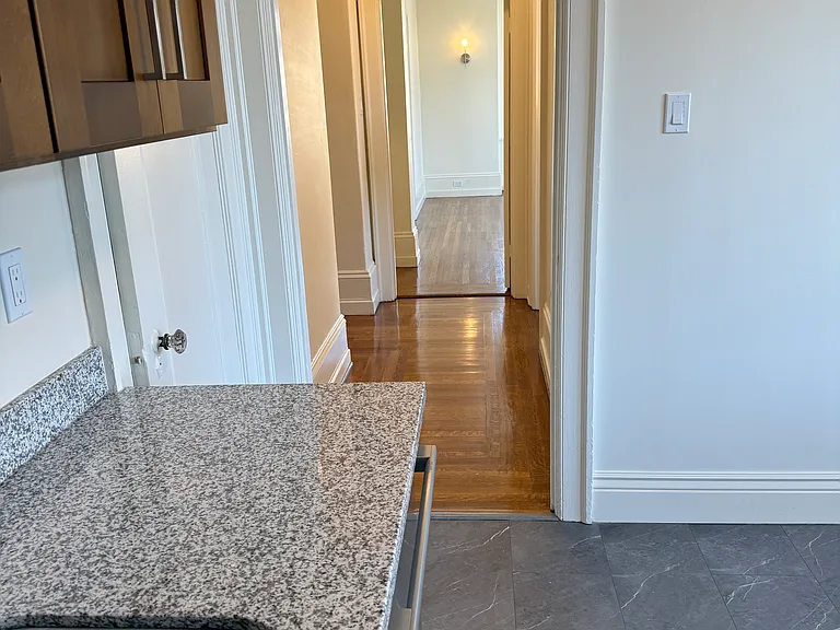 kitchen & hallway to bedroom