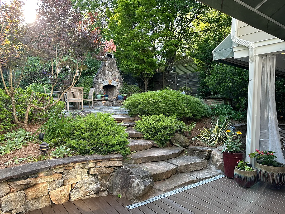 Patio off kitchen - 506 Harold Ave