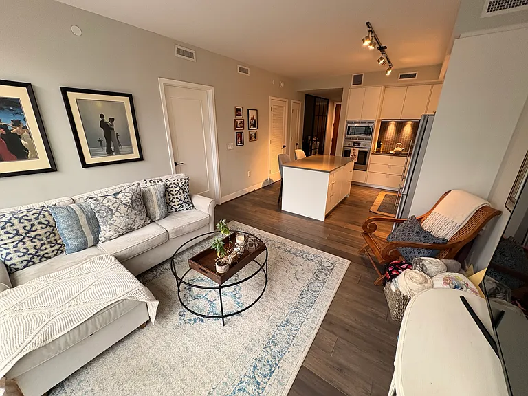 Family room and kitchen view
