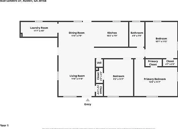 3 bed, 1.0 bath, 960 sqft, $1,545 — Photo 2