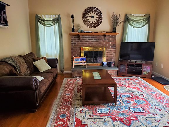 Family room next to the kitchen and access to the two car garage