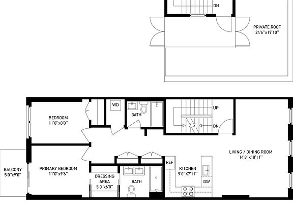 2nd image of 351 Warren St Floor 3