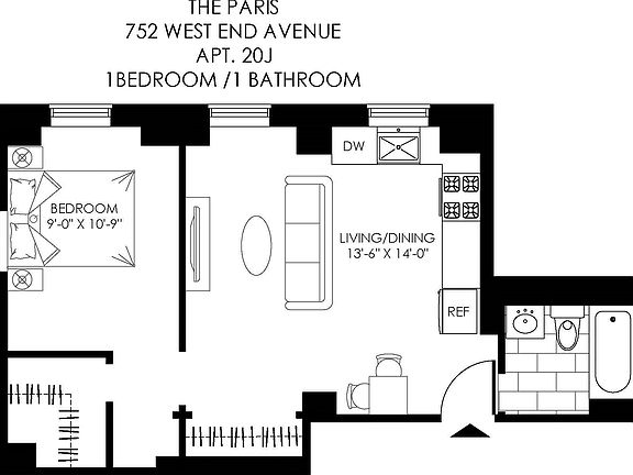 2nd image of 752 W End Ave APT 20J